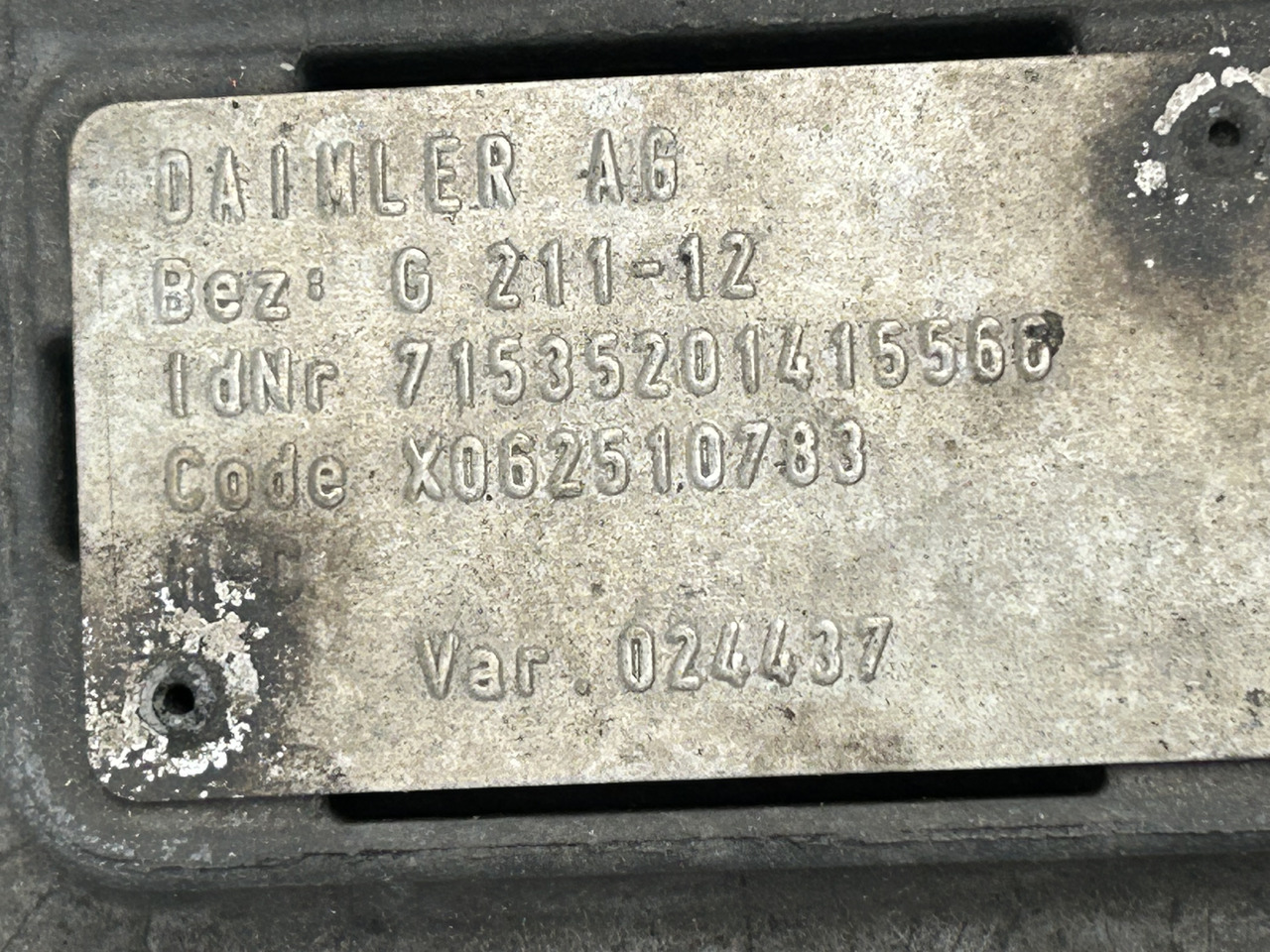תיבת הילוכים MERCEDES GEARBOX G211-12 WITH RETARDER: תמונה 6
