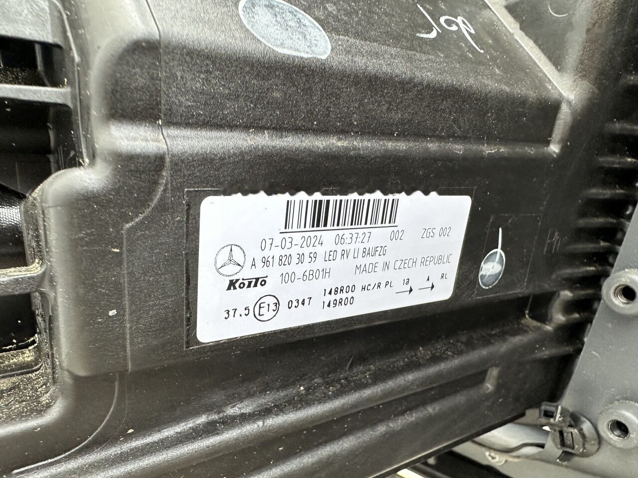 Mercedes-Benz ACTROS MP4 MP5 A9618203159 A9618203059 Mercedes-Benz A 9608801690 A9618203159 A9618203059 - פגוש עבור משאית: תמונה 5 Mercedes-Benz ACTROS MP4 MP5 A9618203159 A9618203059 Mercedes-Benz A 9608801690 A9618203159 A9618203059 - פגוש עבור משאית: תמונה 5