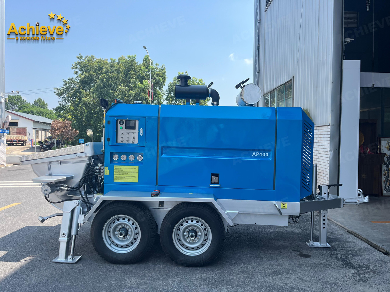 ACHIEVE ACHIEVE AP400 Concrete Trailer Pump For Australia/US EPA /CE Version 【ACHIEVE】100% BRAND NEW !!! - משאבת בטון נייחת: תמונה 2 ACHIEVE ACHIEVE AP400 Concrete Trailer Pump For Australia/US EPA /CE Version 【ACHIEVE】100% BRAND NEW !!! - משאבת בטון נייחת: תמונה 2