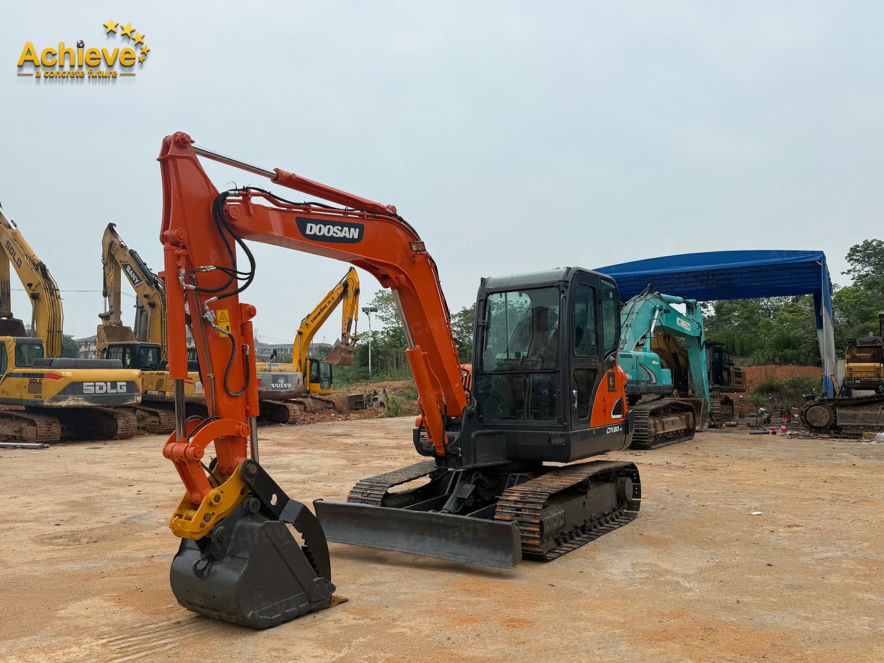DOOSAN Diwanlun DX60-9 Excavator 38.9(52.1)/2100kW(HP) / rpm D24C 0.23m3 5700kg 4.2+2.8Ton 【ACHIEVE】 TOP CONDITION!!! - מחפר סורק: תמונה 5 DOOSAN Diwanlun DX60-9 Excavator 38.9(52.1)/2100kW(HP) / rpm D24C 0.23m3 5700kg 4.2+2.8Ton 【ACHIEVE】 TOP CONDITION!!! - מחפר סורק: תמונה 5