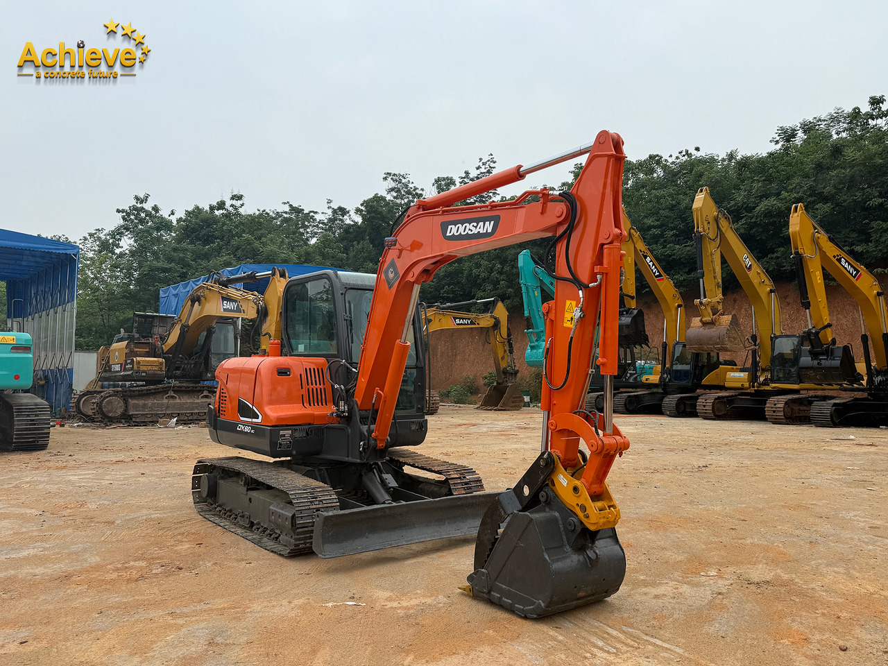 DOOSAN Diwanlun DX60-9 Excavator 38.9(52.1)/2100kW(HP) / rpm D24C 0.23m3 5700kg 4.2+2.8Ton 【ACHIEVE】 TOP CONDITION!!! - מחפר סורק: תמונה 2 DOOSAN Diwanlun DX60-9 Excavator 38.9(52.1)/2100kW(HP) / rpm D24C 0.23m3 5700kg 4.2+2.8Ton 【ACHIEVE】 TOP CONDITION!!! - מחפר סורק: תמונה 2