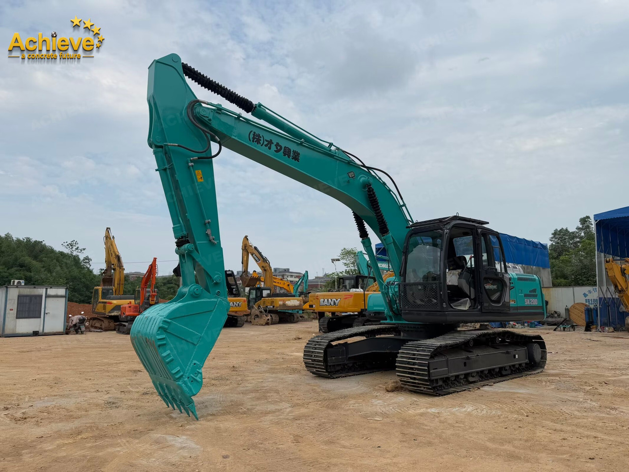 מחפר סורק KOBELCO SK200 0.8 m³ 20000 kg 110/2000 kw/rpm 6D34-TLU2D 【ACHIEVE】 TOP CONDITION!!!: תמונה 8