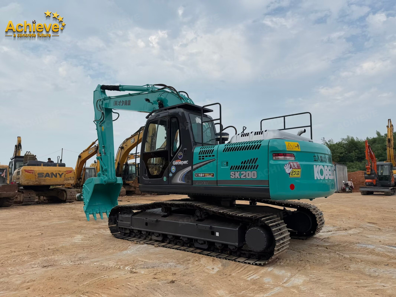 מחפר סורק KOBELCO SK200 0.8 m³ 20000 kg 110/2000 kw/rpm 6D34-TLU2D 【ACHIEVE】 TOP CONDITION!!!: תמונה 6