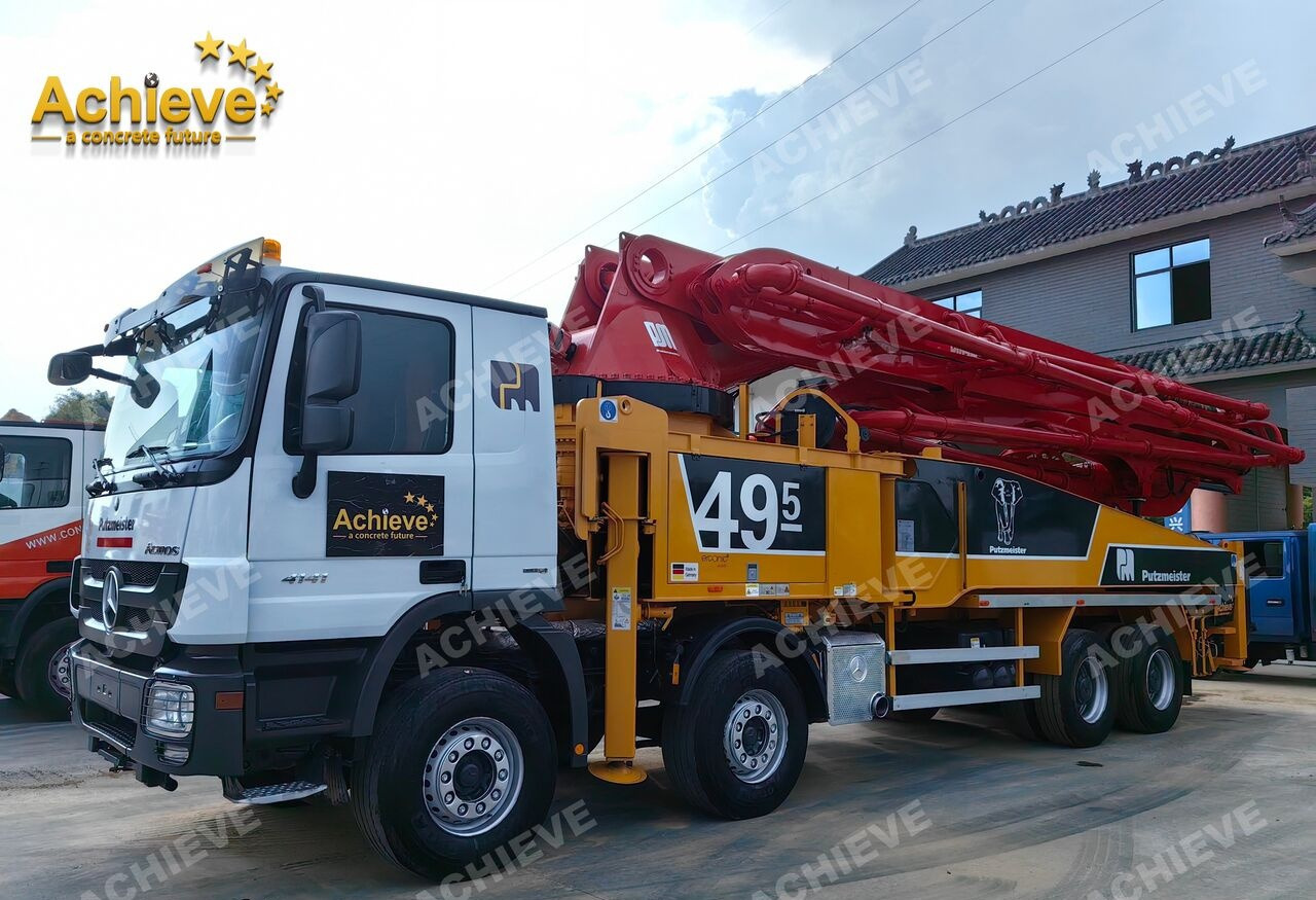 PUTZMEISTER Mercedes-Benz 4141 Putzmeister 49.5M 【ACHIEVE】TOP CONDITION!!! - משאית משאבת בטון: תמונה 4 PUTZMEISTER Mercedes-Benz 4141 Putzmeister 49.5M 【ACHIEVE】TOP CONDITION!!! - משאית משאבת בטון: תמונה 4