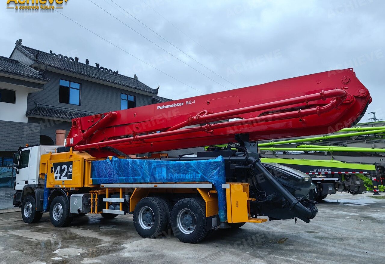 PUTZMEISTER Mercedes-Benz Actros 4141 concrete pumpM42-4R 170 m³【ACHIEVE】TOP CONDITION!!! - משאית משאבת בטון: תמונה 3 PUTZMEISTER Mercedes-Benz Actros 4141 concrete pumpM42-4R 170 m³【ACHIEVE】TOP CONDITION!!! - משאית משאבת בטון: תמונה 3