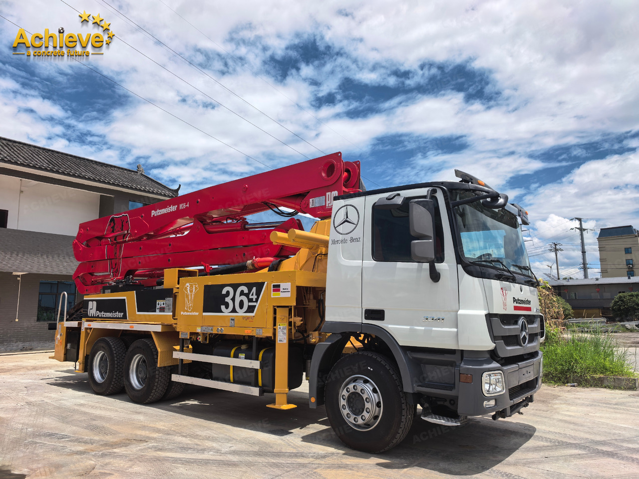 PUTZMEISTER Mercedes-Benz M36-4 2018 ACTROS 3341【ACHIEVE】TOP CONDITION!!! - משאית משאבת בטון: תמונה 1 PUTZMEISTER Mercedes-Benz M36-4 2018 ACTROS 3341【ACHIEVE】TOP CONDITION!!! - משאית משאבת בטון: תמונה 1