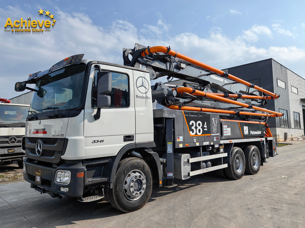 PUTZMEISTER PUTZMEISTER M38-4Z 2013 HOT SALE Mercedes-Benz【ACHIEVE】TOP CONDITION!!! - משאית משאבת בטון: תמונה 3 PUTZMEISTER PUTZMEISTER M38-4Z 2013 HOT SALE Mercedes-Benz【ACHIEVE】TOP CONDITION!!! - משאית משאבת בטון: תמונה 3