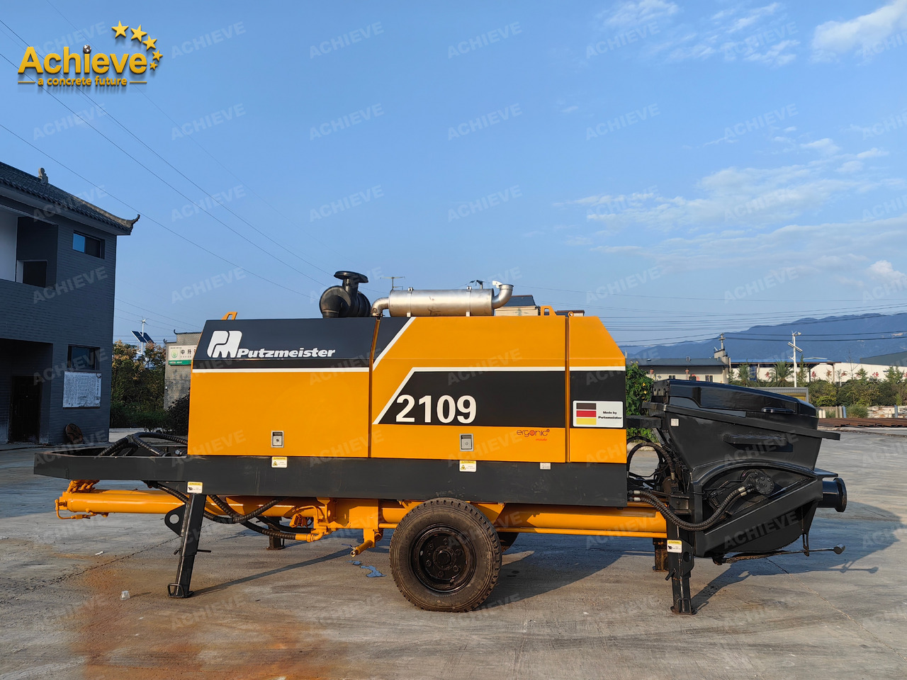 Putzmeister 2013 putzmeist BSA2109H-D Stationary concrete pump【ACHIEVE】TOP CONDITION!!! - משאבת בטון נייחת: תמונה 1 Putzmeister 2013 putzmeist BSA2109H-D Stationary concrete pump【ACHIEVE】TOP CONDITION!!! - משאבת בטון נייחת: תמונה 1