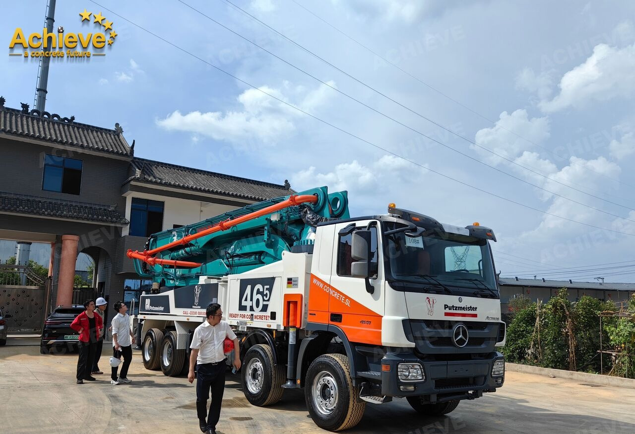 משאית משאבת בטון Putzmeister Compact Truck-Mounted Concrete Pump M46-5 【ACHIEVE】TOP CONDITION!!!: תמונה 7 משאית משאבת בטון Putzmeister Compact Truck-Mounted Concrete Pump M46-5 【ACHIEVE】TOP CONDITION!!!: תמונה 7