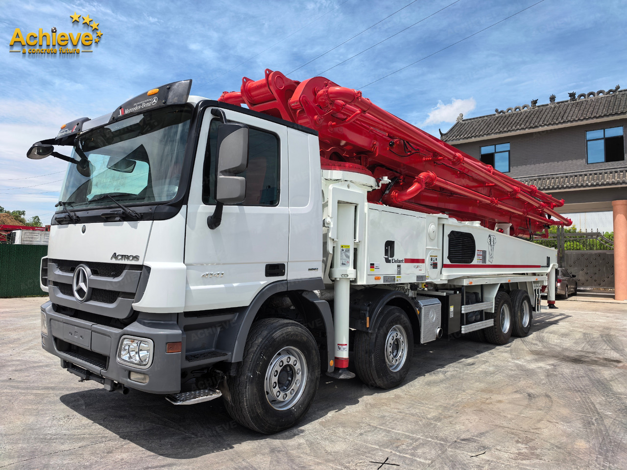 Putzmeister Putzmeister M56-4RZ Actros 4141Mercedes-Benz Concrete pump truck 【ACHIEVE】TOP CONDITION!!! - משאית משאבת בטון: תמונה 5 Putzmeister Putzmeister M56-4RZ Actros 4141Mercedes-Benz Concrete pump truck 【ACHIEVE】TOP CONDITION!!! - משאית משאבת בטון: תמונה 5