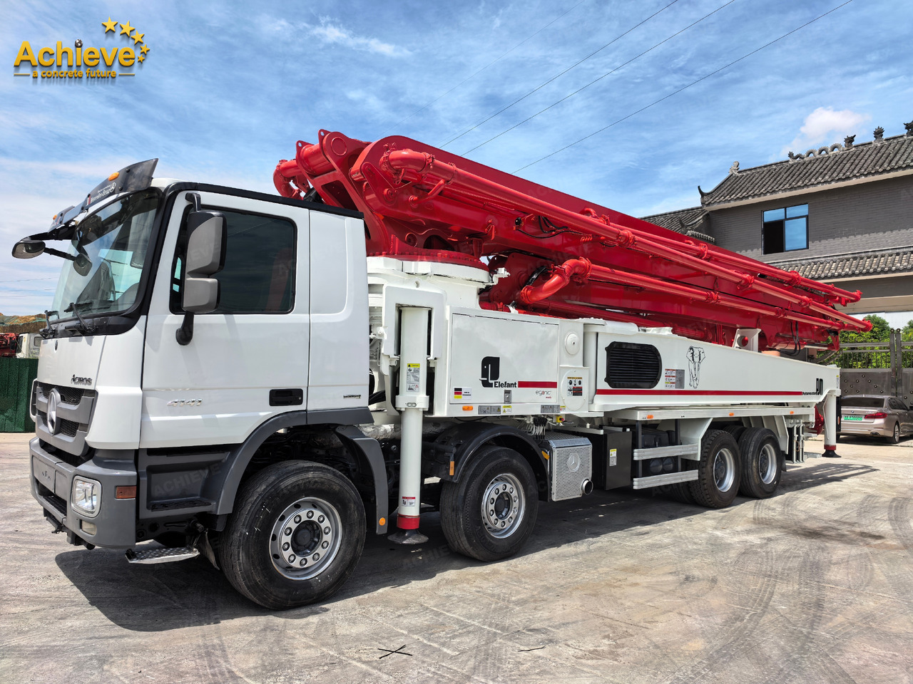 Putzmeister Putzmeister M56-4RZ Actros 4141Mercedes-Benz Concrete pump truck 【ACHIEVE】TOP CONDITION!!! - משאית משאבת בטון: תמונה 2 Putzmeister Putzmeister M56-4RZ Actros 4141Mercedes-Benz Concrete pump truck 【ACHIEVE】TOP CONDITION!!! - משאית משאבת בטון: תמונה 2