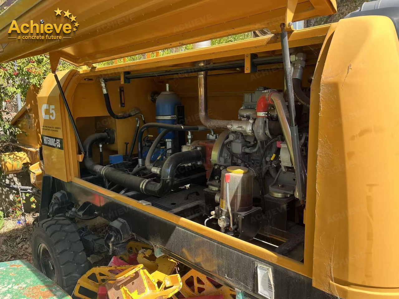 SANY 【ACHIEVE】TOP CONDITION!!! demo new low hours Sany Concrete Trailer Pump 2015 HBT6016C-5D - משאבת בטון נייחת: תמונה 4 SANY 【ACHIEVE】TOP CONDITION!!! demo new low hours Sany Concrete Trailer Pump 2015 HBT6016C-5D - משאבת בטון נייחת: תמונה 4