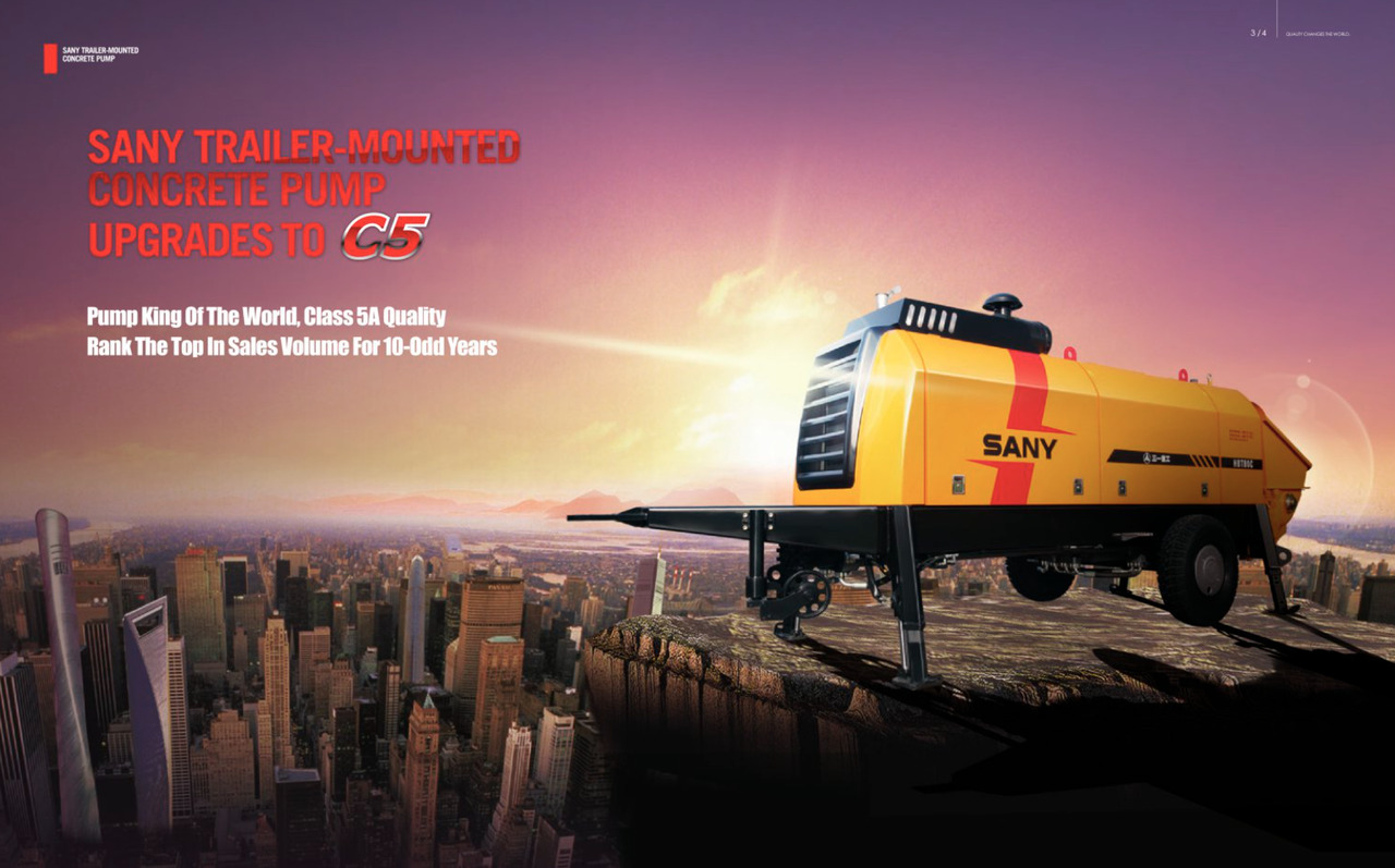 SANY SANY 【ACHIEVE】TOP CONDITION!!! demo new low hours Sany Concrete Trailer Pump 2017 HBT5008C-5S - משאבת בטון נייחת: תמונה 5 SANY SANY 【ACHIEVE】TOP CONDITION!!! demo new low hours Sany Concrete Trailer Pump 2017 HBT5008C-5S - משאבת בטון נייחת: תמונה 5