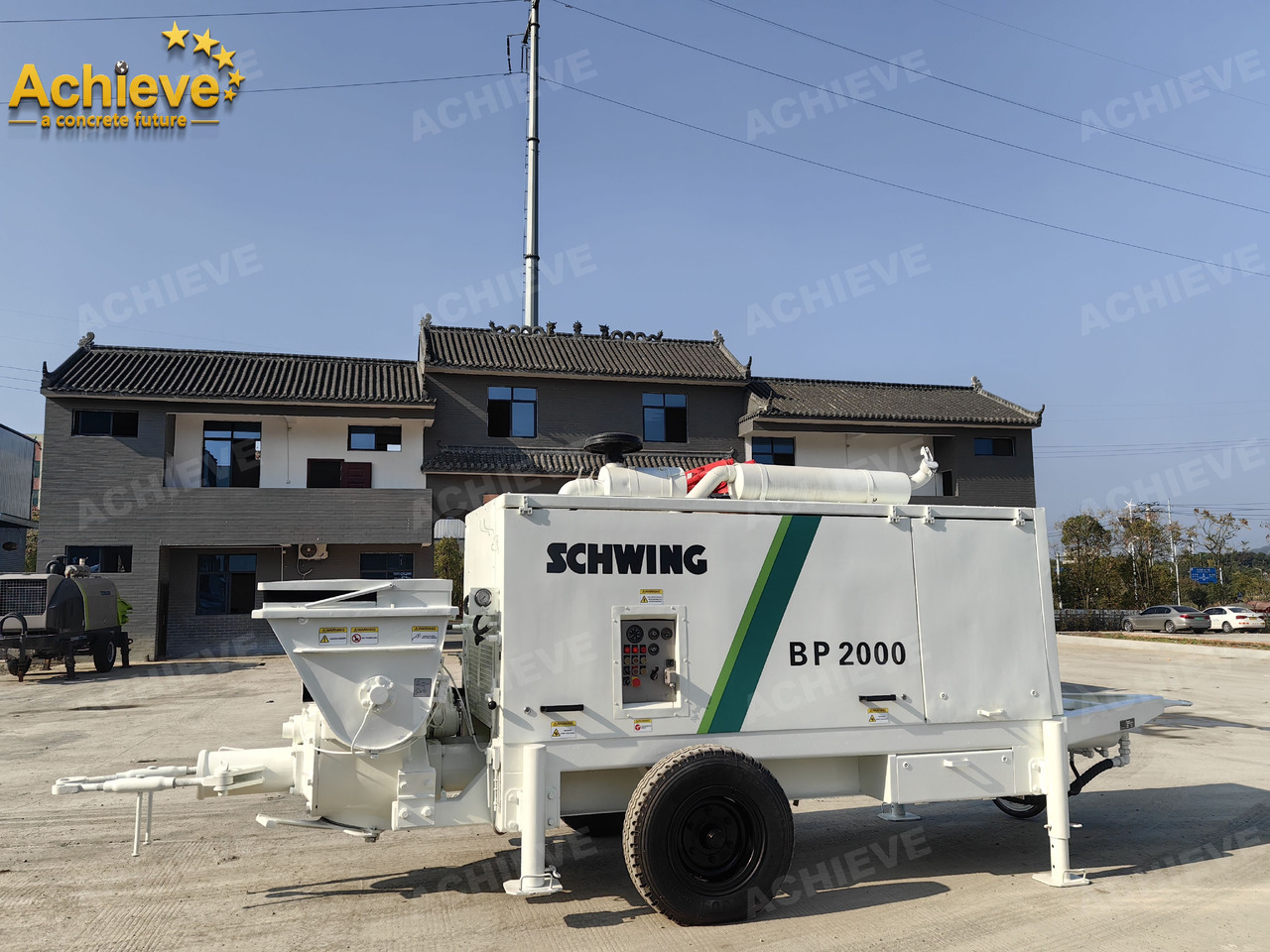 Schwing BP2000 5000kg 2008 Concrete Pump With Brand New High Quality 【ACHIEVE】 TOP CONDITION!!! - משאבת בטון נייחת: תמונה 4 Schwing BP2000 5000kg 2008 Concrete Pump With Brand New High Quality 【ACHIEVE】 TOP CONDITION!!! - משאבת בטון נייחת: תמונה 4