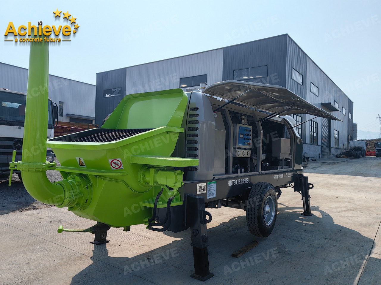משאבת בטון נייחת Zoomlion 2022 Zoomlion HBT 90.18.186RSU hydraulic Concrete Trailer Pump in China【ACHIEVE】TOP CONDITION!!!: תמונה 13 משאבת בטון נייחת Zoomlion 2022 Zoomlion HBT 90.18.186RSU hydraulic Concrete Trailer Pump in China【ACHIEVE】TOP CONDITION!!!: תמונה 13