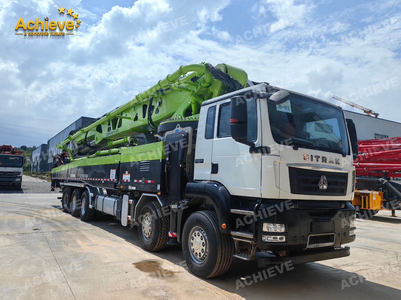 Zoomlion Zoomlion 70M 70X-6RZ Concrete pump truck ACTROS 4141 【ACHIEVE】TOP CONDITION!!! - משאית משאבת בטון: תמונה 1 Zoomlion Zoomlion 70M 70X-6RZ Concrete pump truck ACTROS 4141 【ACHIEVE】TOP CONDITION!!! - משאית משאבת בטון: תמונה 1
