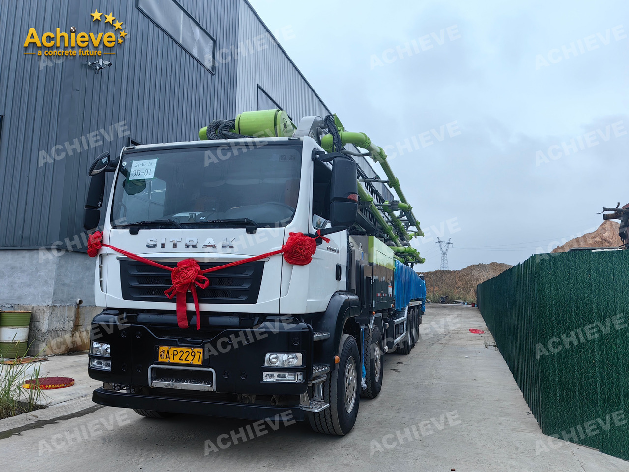 Zoomlion Zoomlion 70M 70X-6RZ Concrete pump truck ACTROS 4141 【ACHIEVE】TOP CONDITION!!! - משאית משאבת בטון: תמונה 4 Zoomlion Zoomlion 70M 70X-6RZ Concrete pump truck ACTROS 4141 【ACHIEVE】TOP CONDITION!!! - משאית משאבת בטון: תמונה 4