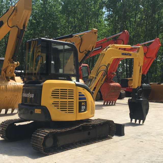 KOMATSU landcaping excavator Komatsu PC55MR, PC50MR small digger - מיני מחפר: תמונה 4 KOMATSU landcaping excavator Komatsu PC55MR, PC50MR small digger - מיני מחפר: תמונה 4
