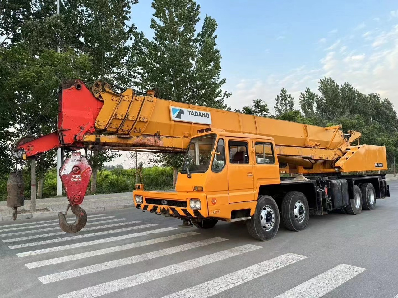 TADANO TG500E Good Condition 50 ton Truck Crane - עגורן נייד: תמונה 1 TADANO TG500E Good Condition 50 ton Truck Crane - עגורן נייד: תמונה 1