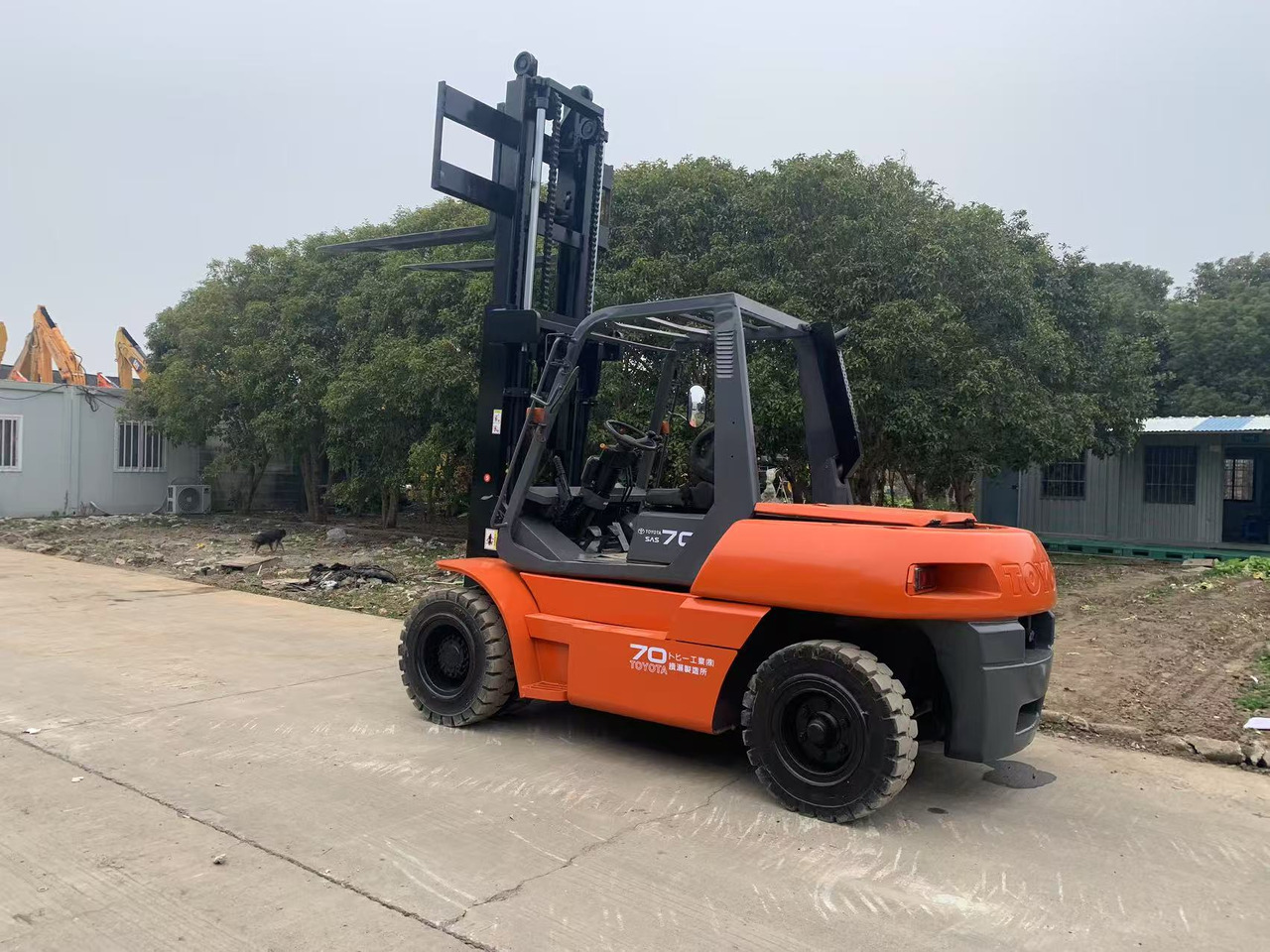 Toyota FD70 Secondhand 7 ton Forklift - מלגזת סולר: תמונה 2 Toyota FD70 Secondhand 7 ton Forklift - מלגזת סולר: תמונה 2