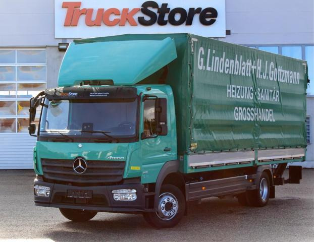 Mercedes-Benz Atego 1221L EXPORT - משאית וילונות צד: תמונה 1 Mercedes-Benz Atego 1221L EXPORT - משאית וילונות צד: תמונה 1