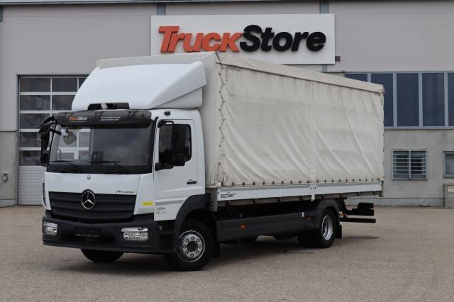 Mercedes-Benz Atego 1224 L - משאית וילונות צד: תמונה 1 Mercedes-Benz Atego 1224 L - משאית וילונות צד: תמונה 1