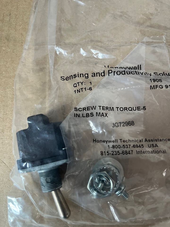 Honeywell switches 1NT1-3 1NT1-4 1NT1-6 1NT1-7 2NT1-3 2NT1-10 2TL1-6 - חלקי חילוף עבור מכונת בנייה: תמונה 4 Honeywell switches 1NT1-3 1NT1-4 1NT1-6 1NT1-7 2NT1-3 2NT1-10 2TL1-6 - חלקי חילוף עבור מכונת בנייה: תמונה 4