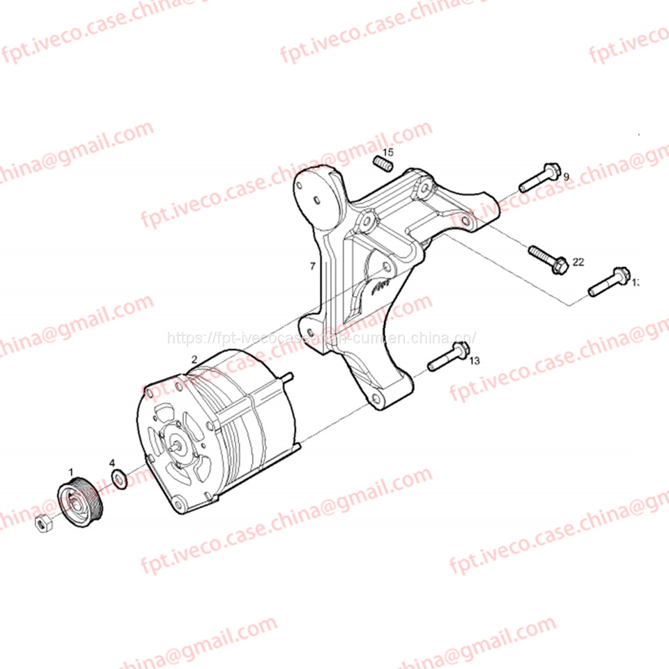 FPT IVECO CASE Cursor9Bus F2CFE612D*J231/F2CFE612A*J098 5802748674 ALTERNATOR 500332014 - אלטרנטור עבור אוטובוס: תמונה 3 FPT IVECO CASE Cursor9Bus F2CFE612D*J231/F2CFE612A*J098 5802748674 ALTERNATOR 500332014 - אלטרנטור עבור אוטובוס: תמונה 3