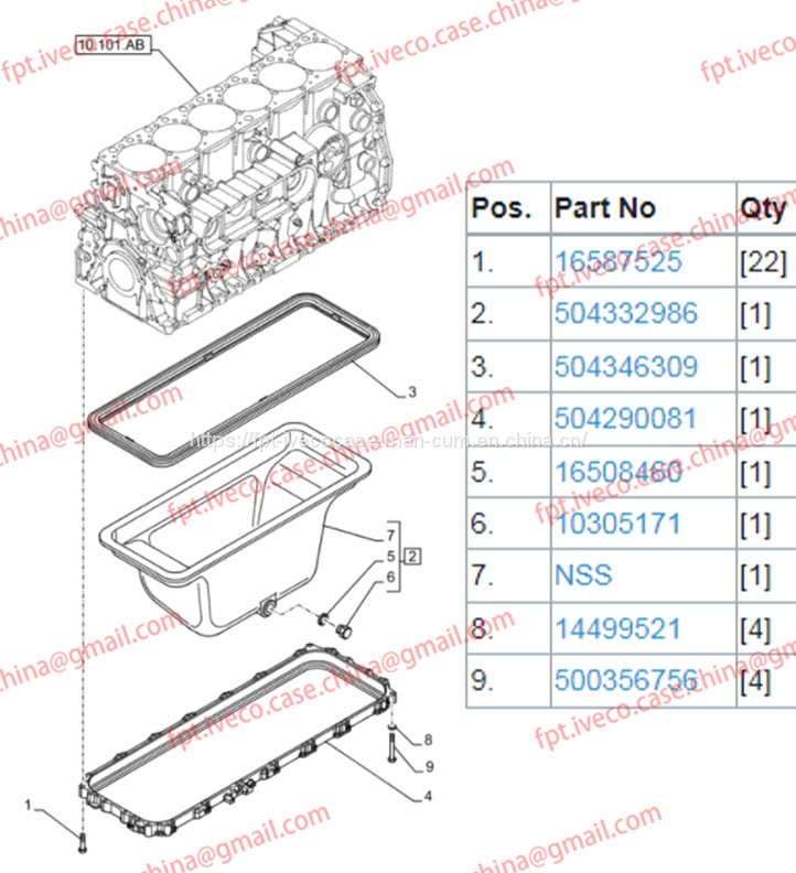 FPT IVECO CASE NEW HOLLAND T8.330 Cursor9 F2CFE613C Oil Pan 504332986 - מחבת שמן: תמונה 1 FPT IVECO CASE NEW HOLLAND T8.330 Cursor9 F2CFE613C Oil Pan 504332986 - מחבת שמן: תמונה 1