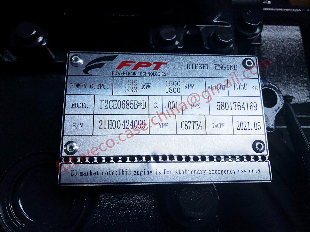IVECO FPT G-DRIVE Cursor9 F2CE0685B*D/ 5801764169 ENGINE AS-SEMBLY تجميع المحرك IVECO FPT G-drive - חלקי חילוף: תמונה 4 IVECO FPT G-DRIVE Cursor9 F2CE0685B*D/ 5801764169 ENGINE AS-SEMBLY تجميع المحرك IVECO FPT G-drive - חלקי חילוף: תמונה 4