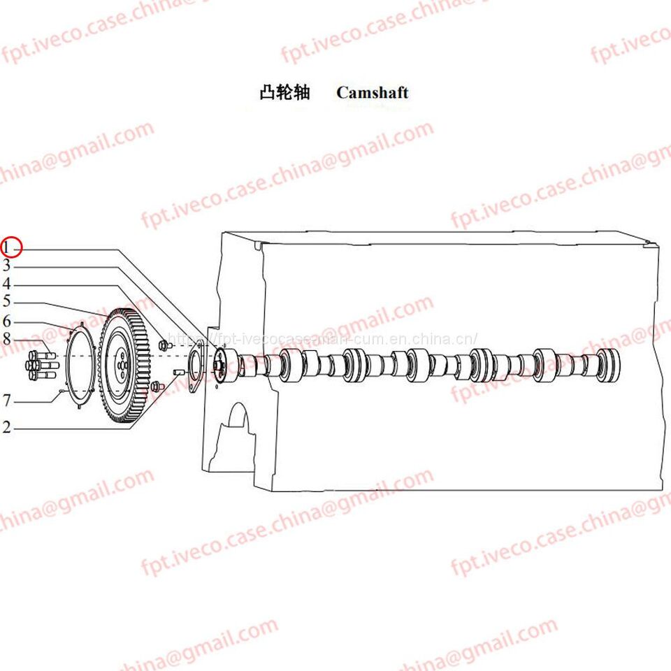 MAN D0836 Camshaft 04401-0789 - גל זיזים: תמונה 1 MAN D0836 Camshaft 04401-0789 - גל זיזים: תמונה 1