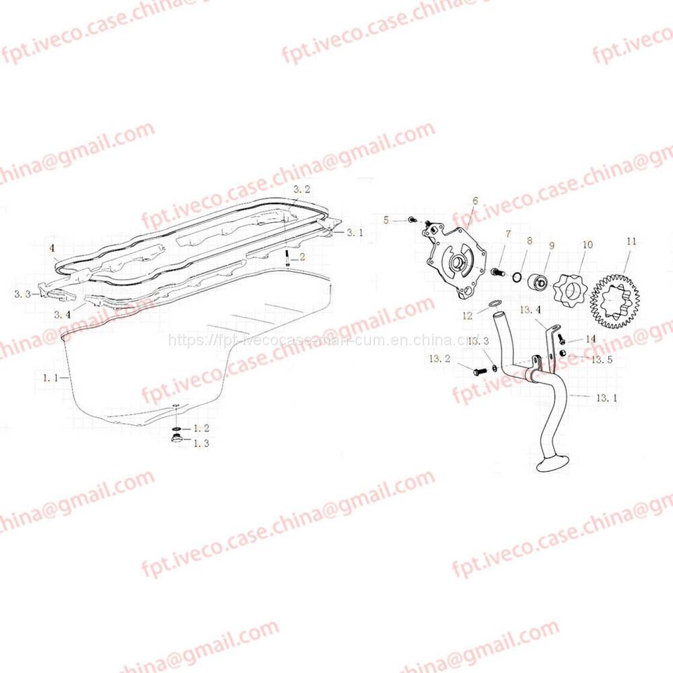 MAN D2066 Oil pan component 05801-5741 - מחבת שמן: תמונה 1 MAN D2066 Oil pan component 05801-5741 - מחבת שמן: תמונה 1