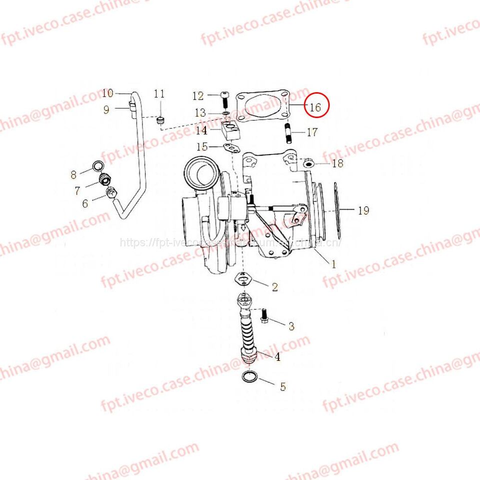 MAN D2066 Turbocharger gaskets 08901-0182 - טורבו עבור משאית: תמונה 1 MAN D2066 Turbocharger gaskets 08901-0182 - טורבו עבור משאית: תמונה 1