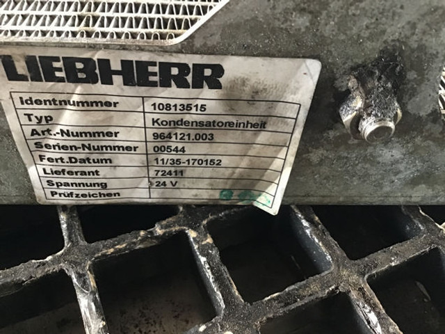 Liebherr A900C Li / A910 comp - חלק מזגן: תמונה 1 Liebherr A900C Li / A910 comp - חלק מזגן: תמונה 1