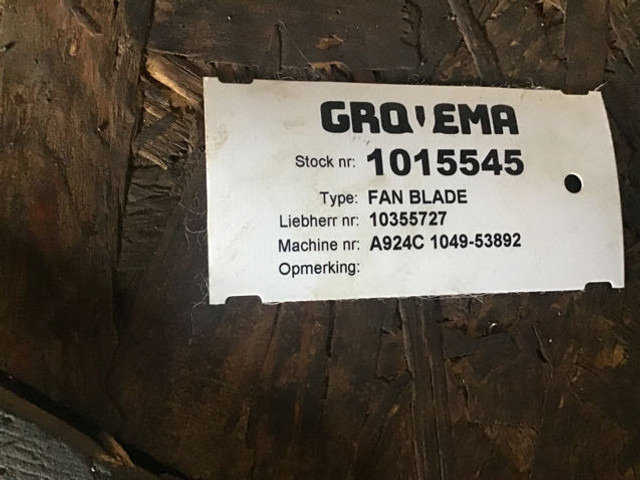 Liebherr A924C Li - מאוורר: תמונה 2 Liebherr A924C Li - מאוורר: תמונה 2