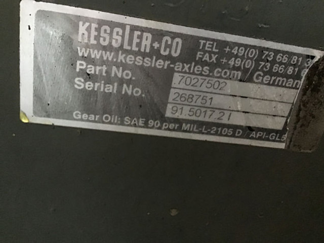 Liebherr Axle - סרן קדמי: תמונה 1 Liebherr Axle - סרן קדמי: תמונה 1