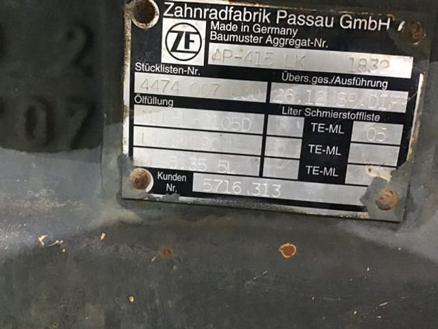 Liebherr Axle - סרן אחורי: תמונה 4 Liebherr Axle - סרן אחורי: תמונה 4