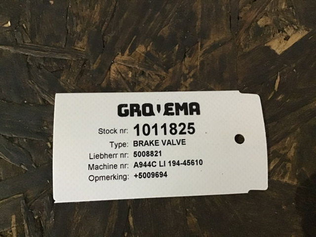 Liebherr Brake Valve - שסתום: תמונה 3 Liebherr Brake Valve - שסתום: תמונה 3