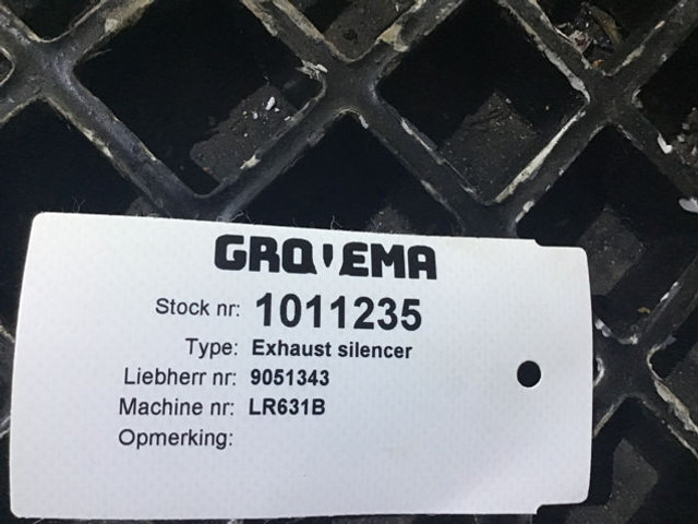Liebherr Exhaust Silencer - צינור פליטה: תמונה 3 Liebherr Exhaust Silencer - צינור פליטה: תמונה 3