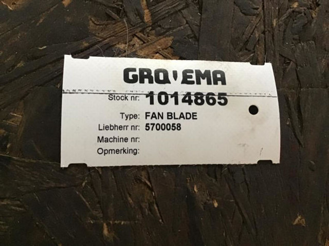 Liebherr Fan Blade - מאוורר: תמונה 3 Liebherr Fan Blade - מאוורר: תמונה 3