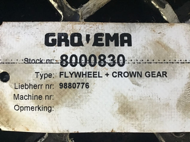 Liebherr Flywheel SAE1 - גלגל תנופה: תמונה 3 Liebherr Flywheel SAE1 - גלגל תנופה: תמונה 3