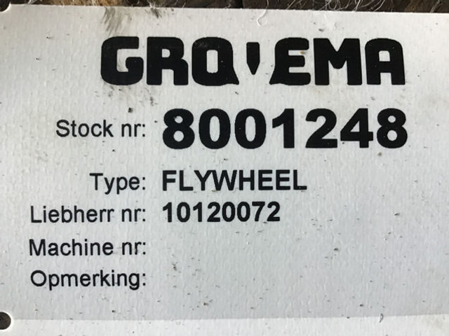 Liebherr Flywheel - גלגל תנופה: תמונה 1 Liebherr Flywheel - גלגל תנופה: תמונה 1