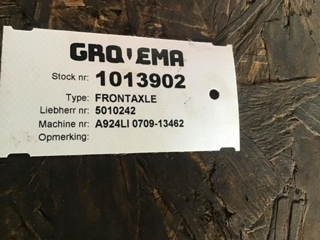סרן קדמי Liebherr Front Axle: תמונה 9