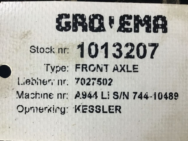 Liebherr Frontaxle - סרן קדמי: תמונה 3 Liebherr Frontaxle - סרן קדמי: תמונה 3
