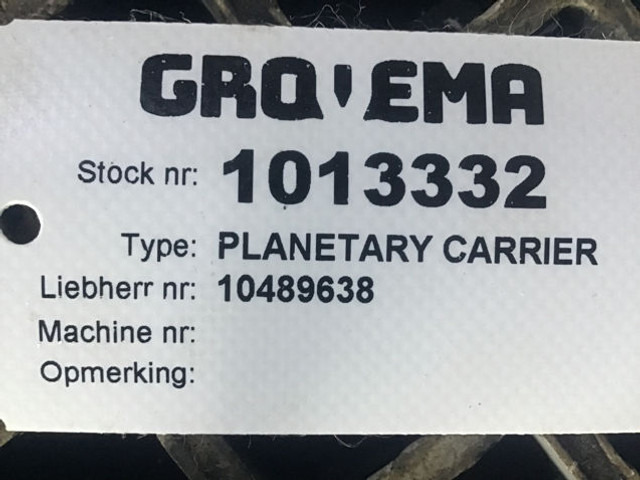 Liebherr Planetary Carrier - מתלה: תמונה 5 Liebherr Planetary Carrier - מתלה: תמונה 5