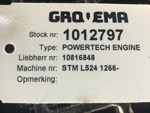 מנוע Liebherr Powertech Engine: תמונה 10