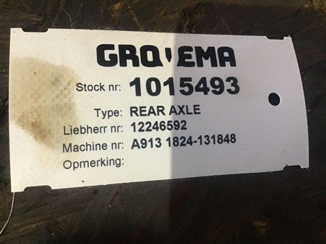 Liebherr Rear Axle - סרן וחלקים: תמונה 1 Liebherr Rear Axle - סרן וחלקים: תמונה 1