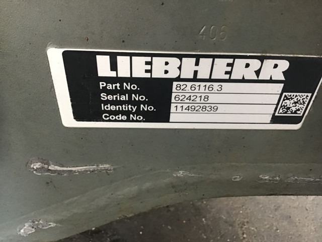 Liebherr Rear Axle - סרן וחלקים: תמונה 2 Liebherr Rear Axle - סרן וחלקים: תמונה 2
