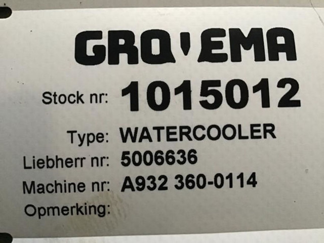 Liebherr Watercooler - רדיאטור: תמונה 3 Liebherr Watercooler - רדיאטור: תמונה 3