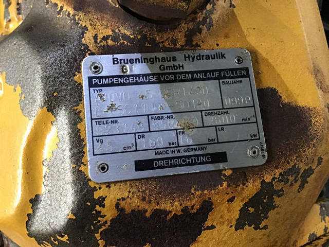 Rexroth A10V045 - משאבה הידרולית: תמונה 5 Rexroth A10V045 - משאבה הידרולית: תמונה 5